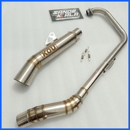 ◺ ⊕ § CREED Open Spec kou super open exhaust pipe for tmx 125 155 Russia tc Pinoy skygo raider 150