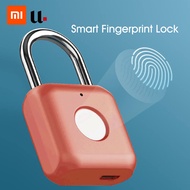 Xiaomi youdian Kitty Smart Fingerprint Door Lock Padlock USB Charging Keyless Anti Theft Travel Lugg