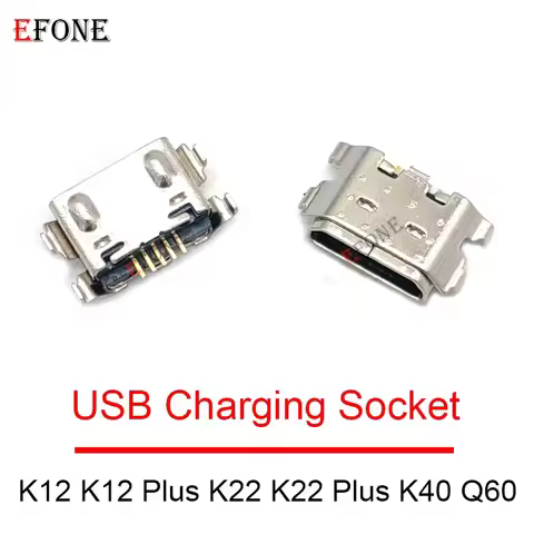 100pcs For LG K4 K8 K9 K10 K11 K12 K22 Plus Q60 K40 K41S K50 K50S K51S K61 K51 K42 K52 USB Charging 