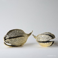 Designer Entrance TV Cabinet Light Luxury Metal Fruit Club Decoration Room Hotel Leopard Model Resin