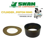 SWAN AIR COMPRESSOR DR-115 CYLINDER  & PISTON RING SPARE PARTS