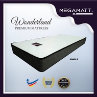 MEGAMATT Wonderland Premium Mattress Single Mattress 5/8/10 Inch Tilam Single Murah Tilam Bujang Sin