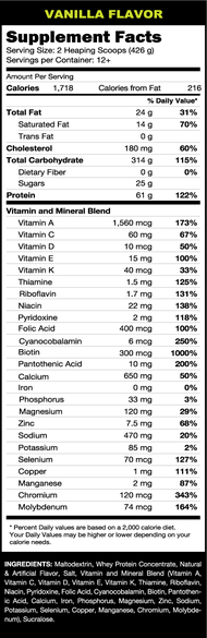VITAXTRONG HULK MASS (12 LB)
