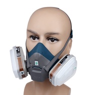 Spray Paint Half Mask Silicone Comfortable Mask Gas Mask Dust Mask 3M6502 Mask Protection 9DMG