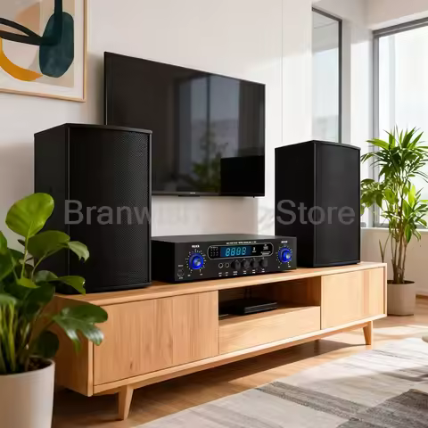 80W Active Speaker 10inch Sound Box 8ohm Sound System with Amplifier Audio Set For Home Theater Conf