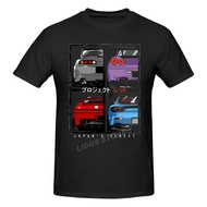 S-5XL Ready stock Japans Finest R34 NSX FD3S RX7 Jdm Car T shirt Harajuku Streetwear Short Sleeve T-