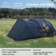 Op105 3F UL GEAR HAILUO เต็นท์ผ้าใบตั้งแคมป์เต็นท์ PU3000MM ไนลอนกันแดดสำหรับ3-4คน