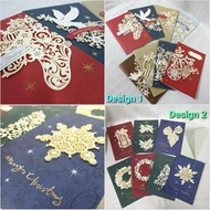 [GC 12] Xmas Greeting Card | Gift Card | Christmas Card | X'mas Card | 3D Wood Crafted  | Season's Greetings