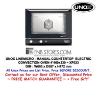 [FNBSTORES] UNOX LINEMICRO – MANUAL COUNTERTOP ELECTRIC CONVECTION OVEN 4*460×330 ~ XF023