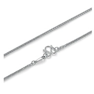 Real White Gold Clavicle Chain Platinum Adjustable Jade Necklace PT950Cross Chopard with Chain O Wor