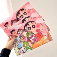 New Style 3-Pack Homemade PVC File Bag Crayon Shin-Chan Cartoon Test Paper Information Storage Bag A