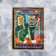 Thanh Ho Than General wall painting 36x48cm, genuine composite frame, durable and beautiful glossy c