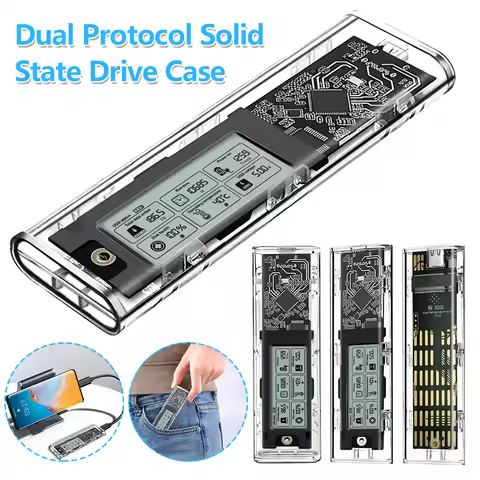 M.2NVME/NGFF Intelligent Digital Health Detection Stable Transit Typc3.2 Hard Drive Case Digital Dis