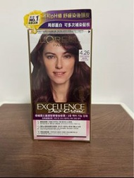 Loreal 巴黎萊雅萊雅優媚霜時尚魅力系列染髮霜 4.26紫紅棕色