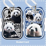 Spike National Treasure Panda Beichen Fubao Meng Lan Feiyunyu Love Cute Card Holder School Card Meal