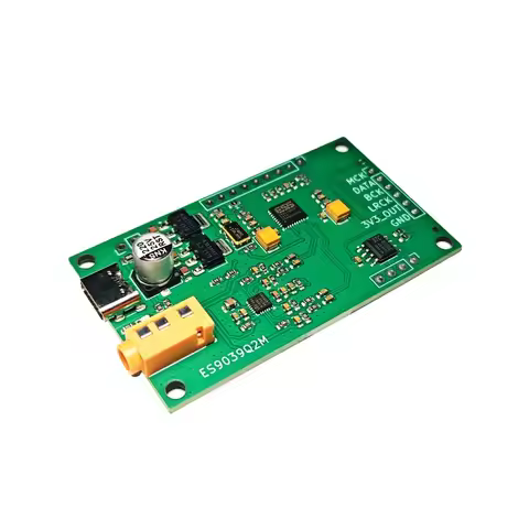 ES9039Q2M I2S DSD Digital Audio Input DAC Decoding Board ES9601K Headphone AMP Module 3.5mm Output