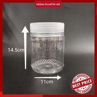 Balang kuih 1000ml/ cookies jar / balang kuih raya / balang plastik 1000ml / transparent jar