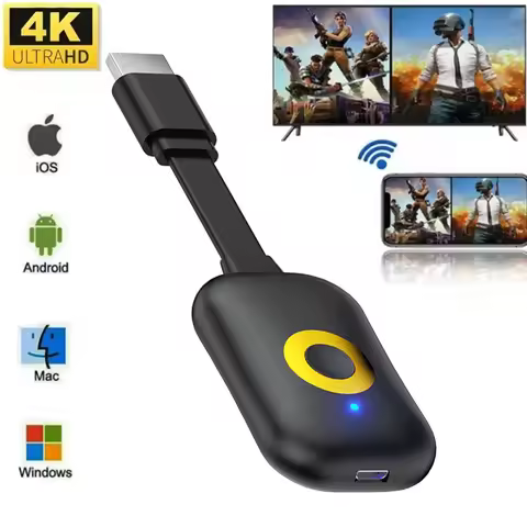 2.4G/5G Wireless WiFi Display TV Dongle Receiver HDMI Adapter 4K Display Dongle Mirascreen TV Stick 