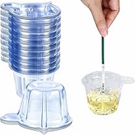 40ml Plastic Disposable Urine Cups - 80/120/200 pcs Easy to Collect Urine Specimen Cups for Pregnanc