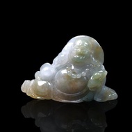 三彩翡翠彌勒佛佛公擺飾擺件 | 天然緬甸玉A貨翡翠 | 送禮