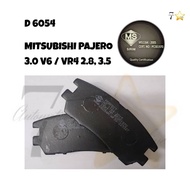 MITSUBISHI PAJERO 3.0 V6 / V4 2.8 3.0 3.5 / V46W 2.8 DIESEL / V43W 3.0 3.5 D6054 REAR BRAKE PAD