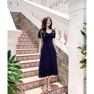 Toplyshop - COD / Dres Wanita Nathania Korean Style Pensil / Dress Pensil look vintage / Dres Forma