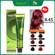 Bremod Hair Color (Copper, Red, Burgundy, Purple, Mahogany, Violet) 100 ml.  BR-R301 OXIDIZER NOT IN