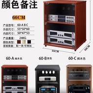 New Shadow Amplifier Cabinet Audio Machine Shelf Home Theater Audio and Video Equipment WoodenKTVCDMovable rack