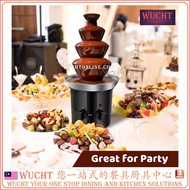 【WUCHT】Chocolate Fountain, 3 Tiers Electric Melting Machine Chocolate Fondue Fountain 22" Chocolate 