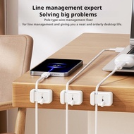 Creative Lever-type Data Cable Organizer Car Mounted Holder Cable Clips Cable Holder Desktop C7