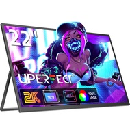 UPERFECT UMax 22 - 22 Inch Monitor  2K Computer Display 2560 x 1440 External Screen with Stand 60hz