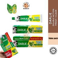 Darlie Double Action Strong Mint Toothpaste | Ubat Gigi Darlie & Value Pack