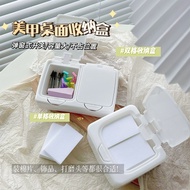 Pop Up Style Empty Nail Tools Jewelry Cotton Pads Storage Box Single Double Grid Organizer Case Hold