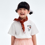 CACO-Hello Kitty Cool Feeling Dropped Shoulder Top ‧ Parent-Child Style-Child [L3SA033]