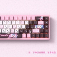 New Theme Keycaps, Personalized Keycaps, Mystery Domain, Hatsune Rabbit Hole 2D Theme Keycaps, Origi