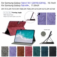 For Samsung Galaxy Tab A 10.1(2016) (2019) A9+ Plus High Quality Versatile Leather Stand Flip Cover 