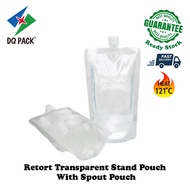 30pcs Retort (Trasnparent )Stand Pouch High Tempereture 121c  Sterilization Bag