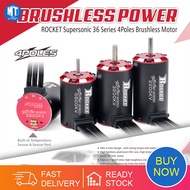 {UU61} Rocket V2 Brushless Motor 3650 3660 3665 3670 3674 RC มอเตอร์กันน้ำสำหรับ1/8 1/10 1/12 1/16 R