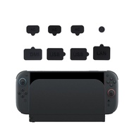 8 pcs Silicone Dust Plugs for Switch 2 Game Console, Anti-Scratch Dust Cover Kit , Prevent Dust Liqu