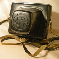 EVEREADY 真皮皮套，適用於 Zenit-E、Zenit-ET 相機，搭配 Helios-44-2、Mir-1B 鏡頭，KMZ 製造