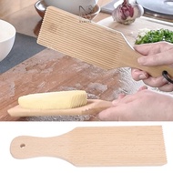 NARCIS 3PCS Gnocchi Board, Beech Wood Easy Clean  Making Tool,  Paddle Shape Ridged Surface Gnocchi 