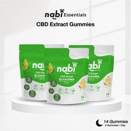 CBD Extract Gummies (Dietary Supplement Product) (Nabi Brand)14 Gummies [For Ages 18+]