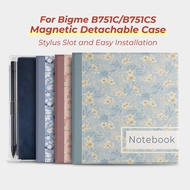Twosheep Magnetic Detachable Case for Bigme B751CS Bigme B751C 7 Inch Soft TPU Cover with Pen Slot A
