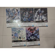 [Anime L-Shaped File] A4 size clear file & sticker Ichiban Kuji Mobile Suit Gundam The Witch from Me