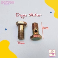 MESIN Banjo M12 Nipple Bolt Fine Thread Diesel Engine Rs0