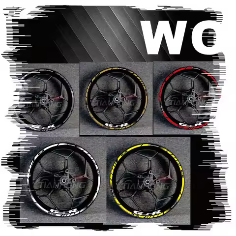 Motorcycle Wheel Decals Reflective Rim Strips Stickers For GSXR GSX-R 250 750 600 1000 K1 K3 K5 K6 K