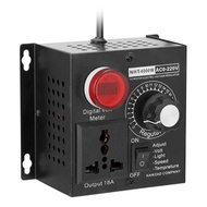 HL Variable Fan Speed Controller SCR Voltage Controller Fit for Fan Electric Motor Routers Rheostat 