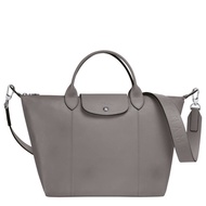 Longchamp lepliage cuir medium turtledove/longchamp leather/longchamp cuir original