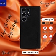 [ CUCI GUDANG ] Casing Hp For  Samsung S22 Ultra  Case SVL Leather Casing Slim Softcase Kulit