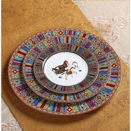 Classic Horse Serving Plate Luxury Ceramic Ceramic Plate Tableware